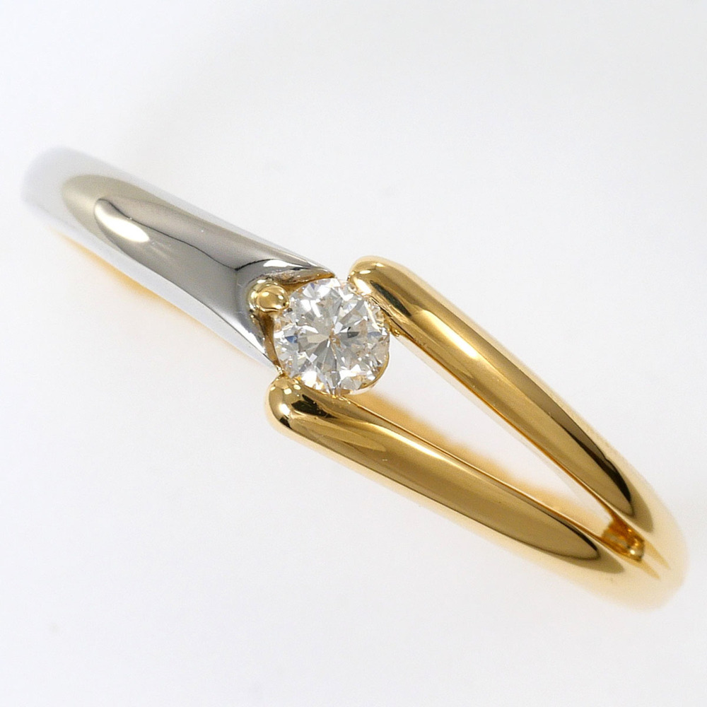 VINTAGE 18k Gold Diamond Ring